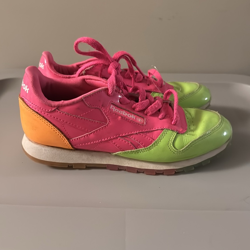 Neon Reebok Sneakers - Picture 2 of 6